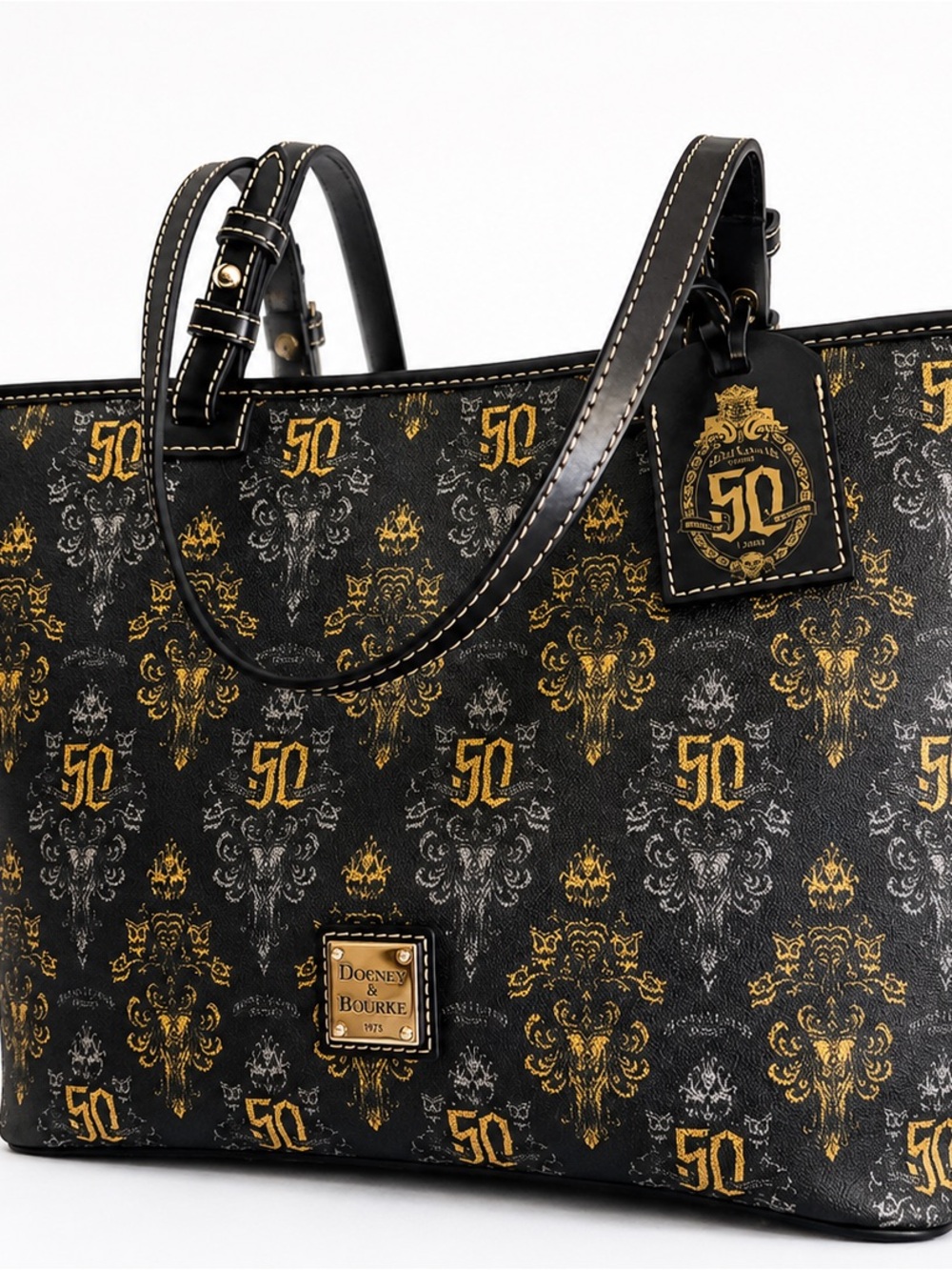 Disney Dooney & Bourke Haunted Mansion Tote - 50th Anniversary